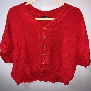Style envy cropped blouse women’s large t-shirt blouse